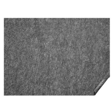 Kilimėlio pagalvėlė be slydimo, pilka, 8' x 10', 1/4" storio, poliesterio veltinis