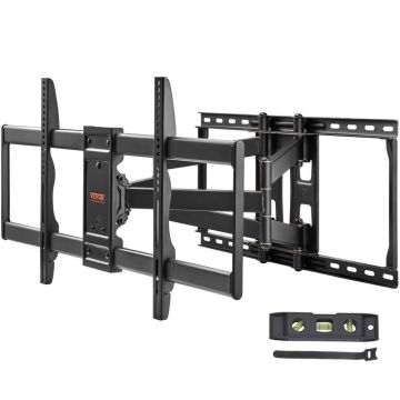 Pilno judesio televizoriaus sieninis laikiklis, 37–90 colių, reguliuojamas, pasukamas