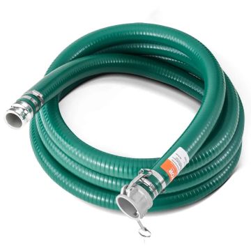 Siurbimo žarna 51 mm x 6,1 m, žalia, su camlock jungtimis ir aliuminio detalėmis