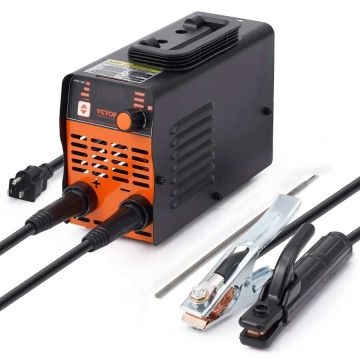 220 V elektrodinis tig MMA suvirinimo aparatas, 140 A, nešiojamas, LED ekranas