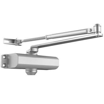 Automatinis hidraulinis durų uždarymo mechanizmas, 85 kg, sidabro