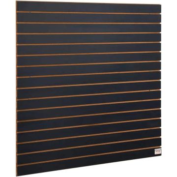 Skersinės plokštės garažo sienoms, 24x48 colių, 2 vnt., juodos