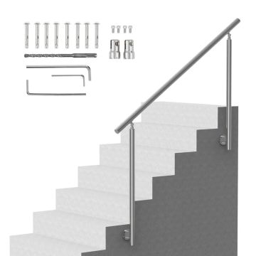 Turėklai lauko laiptams, 149,9 cm, montuojami šone