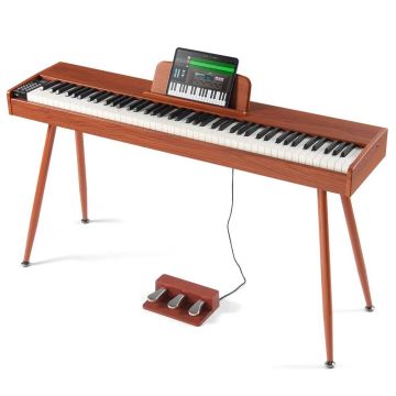 Skaitmeninis svertinis elektrinis pianinas, 88 klavišai, bluetooth, USB, MIDI, su stovu ir ausinėmis
