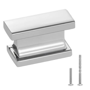 Ручки для шкафов, 10 шт., цинковый сплав, 36 мм, хромированные.