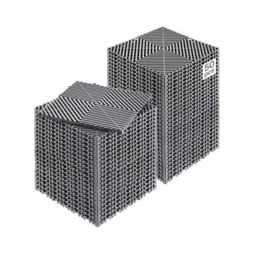 Sujungiamas pilkas PP drenažo kilimėlis 12x12 colių, 50 vnt.