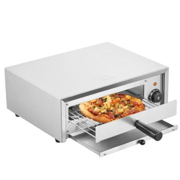 Elektrinė 12 colių picos krosnelė, nerūdijančio plieno, 1500 W