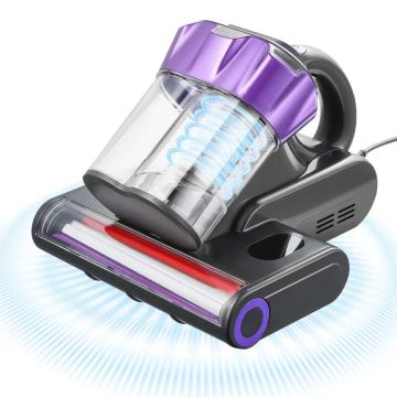 Čiužinių dulkių siurblys lovai, 550W, HEPA filtras, 18 kpa, pilkas