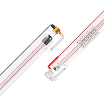 60 W CO2 lazerinis vamzdelis, 1250 mm, 55 mm borosilikatinis stiklas