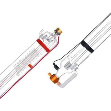 90 W CO2 lazerinis borosilikatinio stiklo vamzdelis, 1250 mm, 80 mm diametras