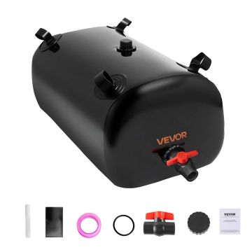 Vandens kaupimo pūslė 113 L, 1000D PVC, juoda, sulankstoma, nešiojama