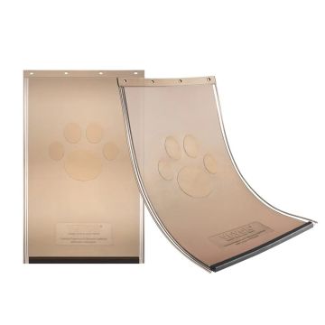 Augintinių durelių PVC atvartas, atsparus oro sąlygoms, 13,2x21,3 cm, mažas