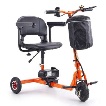 Sulankstomas 3 ratų elektrinis mobilumo paspirtukas senjorams, 48V, 12 mylių nuotolis
