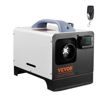 Dyzelinis šildytuvas 5–8 kW su nuotoliniu valdymu ir LCD ekranu, nešiojamas