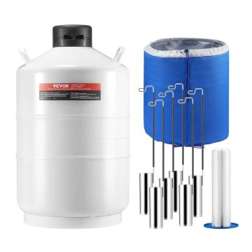 Skysto azoto bako rinkinys 20 L aliuminio LN2 konteineris