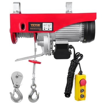 Elektrinis plieninės vielos keltuvas 998 kg, 1600 W, nuotolinis valdymas