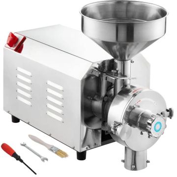 Pramoninis nerūdijančio plieno sojų pupelių ir kukurūzų malūnėlis, 2200 W, 50 kg/h