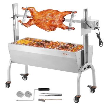 Вертел для барбекю BBQ 52 Вт для свинины, баранины и курицы