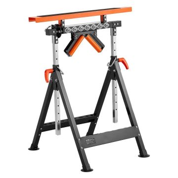 4 viename ritininis stovas, reguliuojamas 84–127 cm, keliamoji galia 200 kg