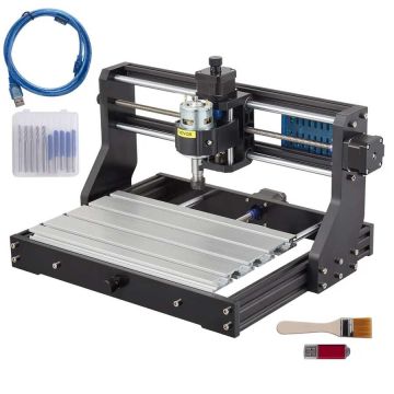 CNC 3018 pro mini 3 ašių graviravimo staklės 300×180×45 mm GRBL valdymas