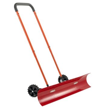 Ratinis sniego kastuvas 96 cm su reguliuojama rankena ir kampiniu peiliu