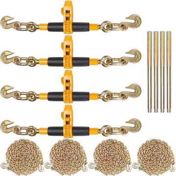 Didelio našumo grandininis segtuvas G80, 3/8"-1/2", 12000 svarų, 4 vnt.