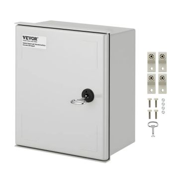 NEMA 4X stiklo pluošto elektros dėžutė 30x25x14 cm IP66