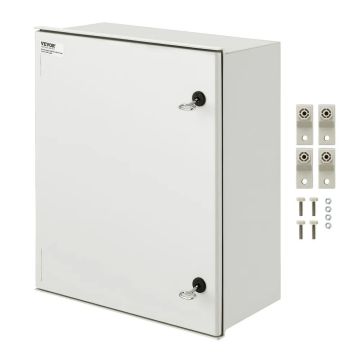 NEMA 4X plieninė elektros dėžutė, 60x50x23 cm, IP66, atspari vandeniui ir dulkėms