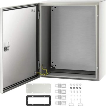 NEMA 4X plieninė elektros dėžutė 50x40x20 cm, IP66 atspari vandeniui