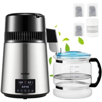 Vandens distiliavimo aparatas 4 L, 1,5 l/val., sidabrinis