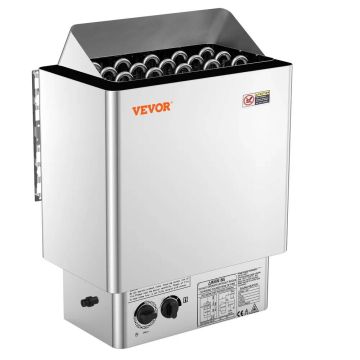 Elektrinė pirties krosnelė 8 kW, nerūdijantis plienas 430, 8–12 m³