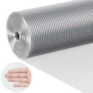 Metalinis karštai cinkuotas vielos tinklas, 1/4 colio, 36 colių x 50 pėdų, vielo tinklas narvams ir tvorai