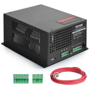 CO2 lazerio maitinimo šaltinis, 100 W, su apsauga ir aušinimu