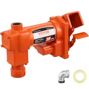 Kuro perpumpavimo siurblys 12 V, 20 GPM, ketaus, benzinui ir dyzelinui