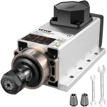 Oru aušinamas CNC veleno variklis 2,2 kW 220 V ER20 24000 aps./min