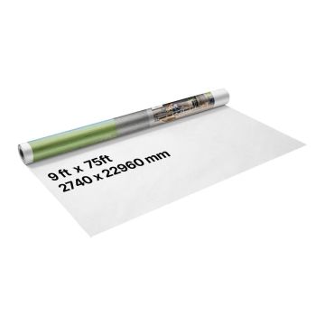 Namo plėvelė garų barjeras, balta, 2740x22860 mm, 0,13 mm storio