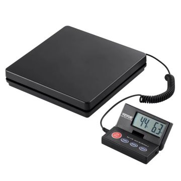 Siuntų skaitmeninės pašto svarstyklės, 49,9 kg, LCD ekranas