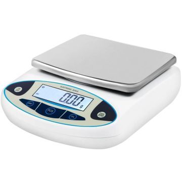 Analitinės elektroninės laboratorinės svarstyklės 5000 g x 0,01 g LCD