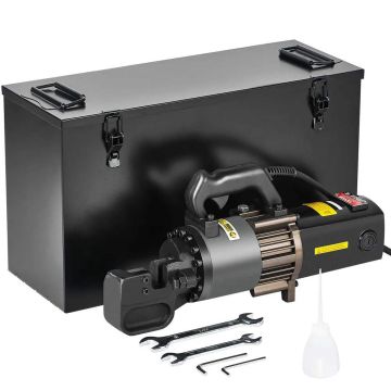 Elektrinis hidraulinis plieninės armatūros pjaustytuvas RC-25, 2000 W, 4–25 mm, nešiojamas