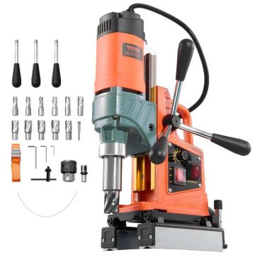 Magnetinė gręžimo staklės, 1400 W, 50 mm gręžimo skersmuo, 0–850 aps./min