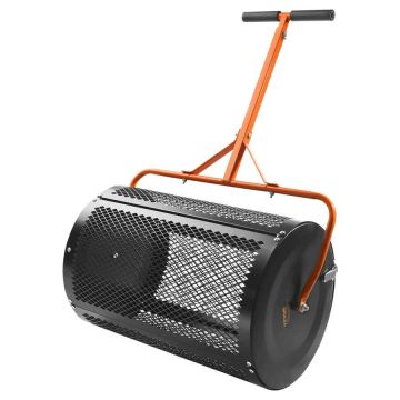 61 cm juodas komposto ir vejos barstytuvas volelis