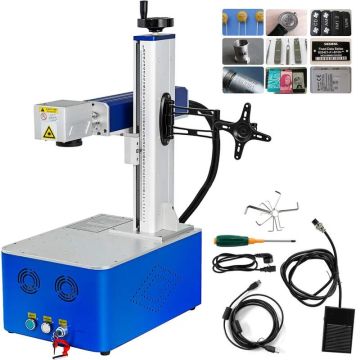Pluošto lazerinis graviruotojas 20 W integruotas žymėjimo įrenginys