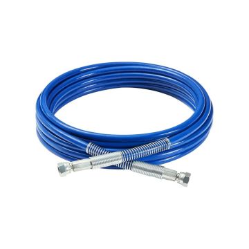 Шланг для безвоздушного краскораспылителя, 25 футов, 1/4 дюйма, 4350 PSI, оплетка из стальной проволоки.