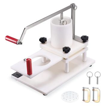 Rankinis jautienos mėsainių presas, 130 mm, 1,5 kg talpa, su popieriumi
