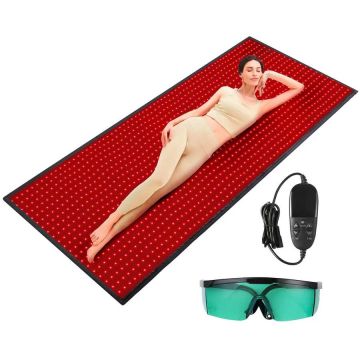 Raudonos šviesos terapijos kilimėlis visam kūnui, 1280 LED lustų