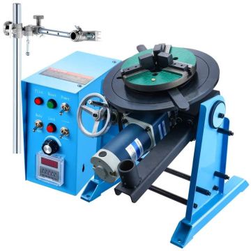 Rotacinis suvirinimo padėties nustatymo įrenginys 50 kg, 0–90°, besisukantis stalas