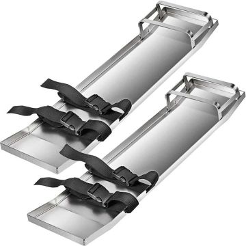 Betoninės slankiojančios kelių lentos 30" x 8" su nerūdijančio plieno dirželiais