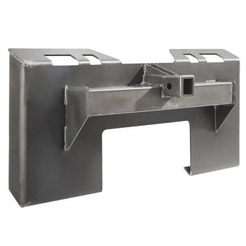 Mini varomojo krautuvo 1/4" tvirtinimo plokštė su 2,28" kablio imtuvu, suderinama su deere, kubota, bobcat, mahindra