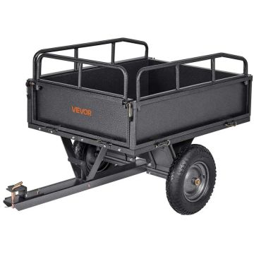 Sodo priekaba 10 kub. pėdų, 227 kg, plieninė, su 14 col. padangomis, ATV ir UTV