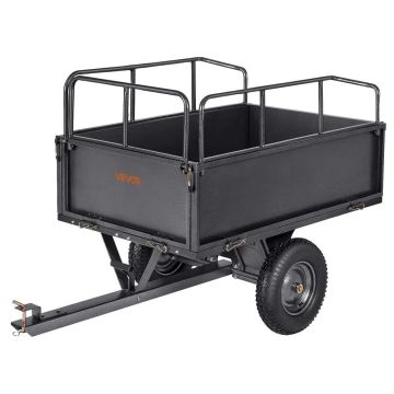 Sodo priekaba 17 kub. pėdų, 272 kg keliamoji galia, plieninė, ATV/UTV
